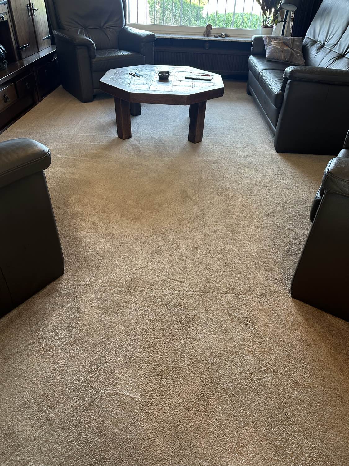 Particulier vasttapijt tapijtreiniging woonkamer Herent